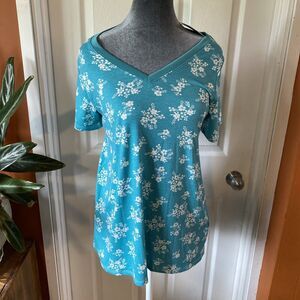 LulaRoe Blouse Women’s Size S Small Christy T Simply Comfortable NWT Floral